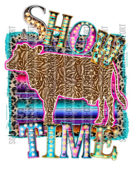 Show time cow PNG file