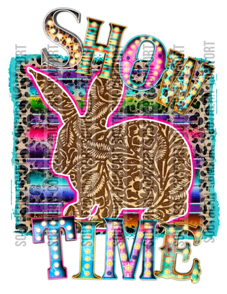 Show time rabbit PNG file