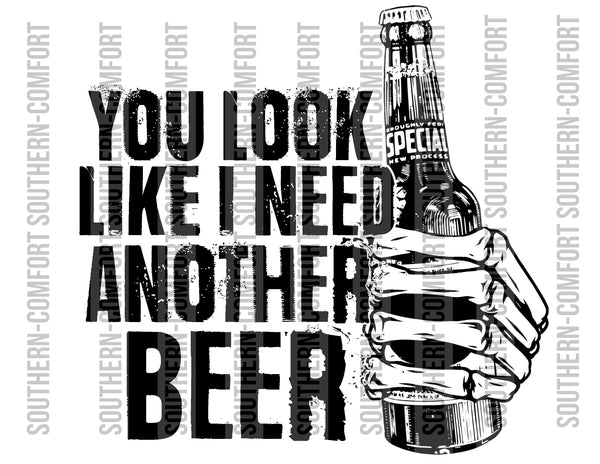 You look like i need another beer PNG file