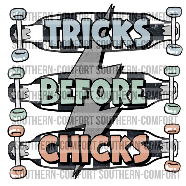 Tricks before chicks PNG