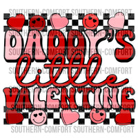 Daddy's little valentine PNG